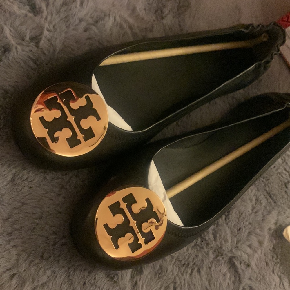 Tory Burch NEVER WORN beautiful black ballet